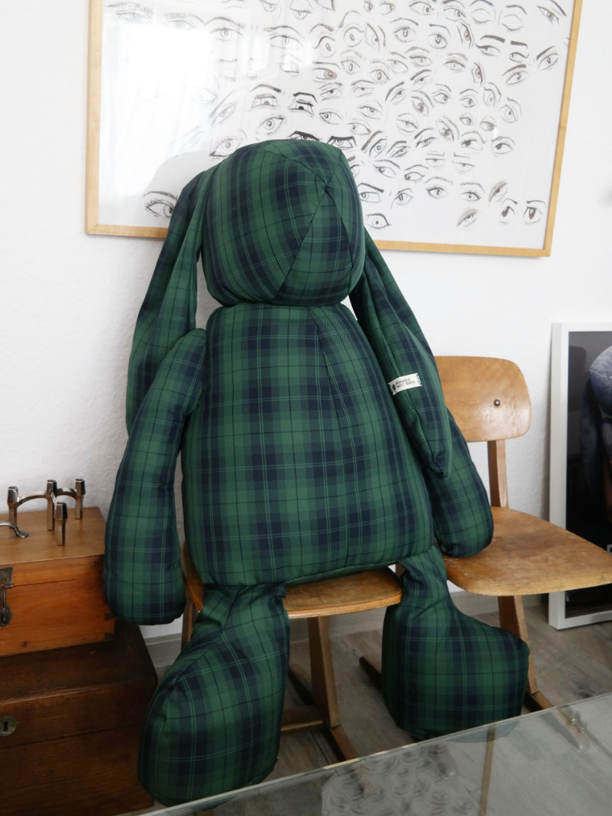 XXL stuffed bunny sewn