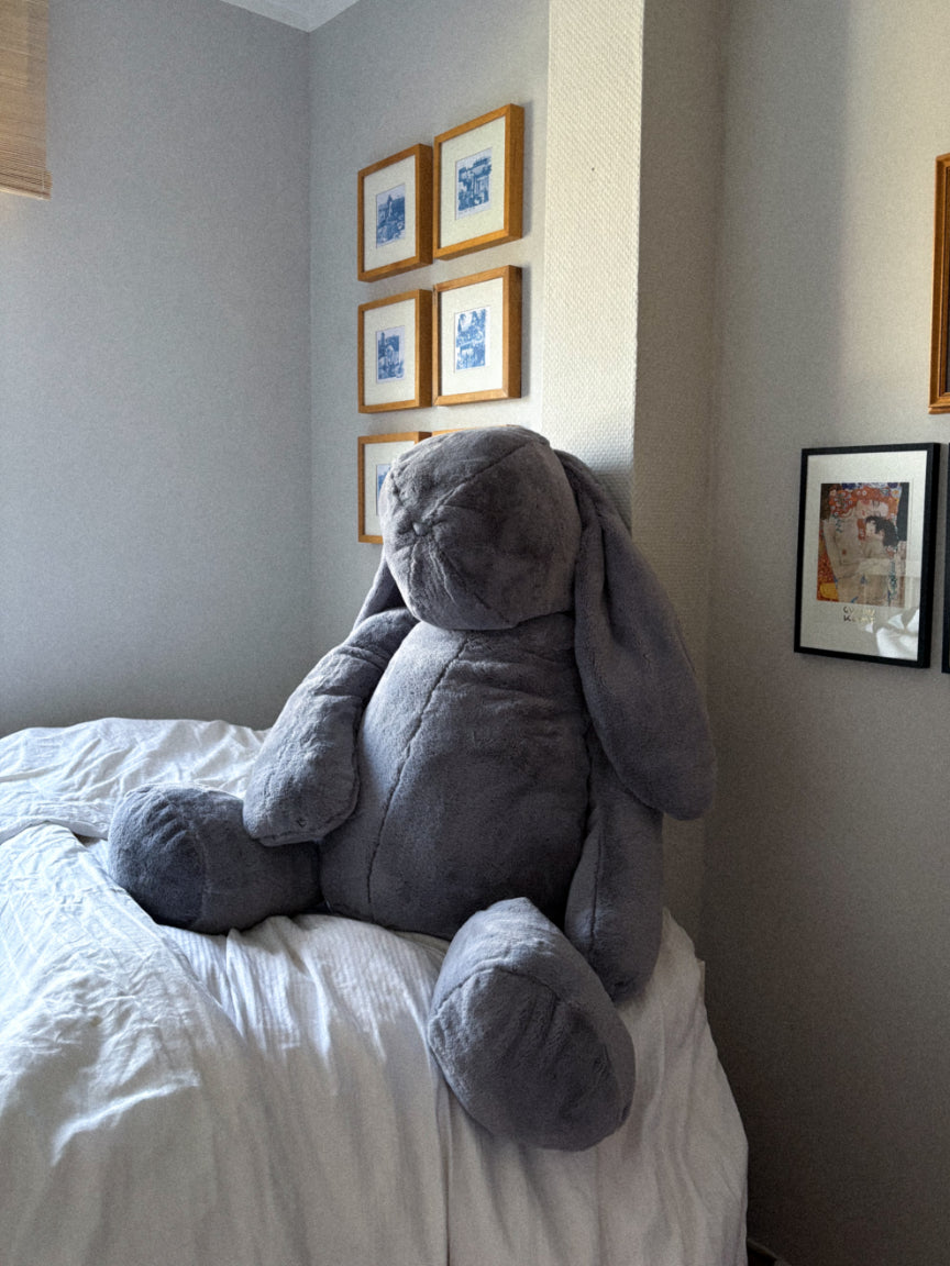 XXL stuffed bunny sewn plushie